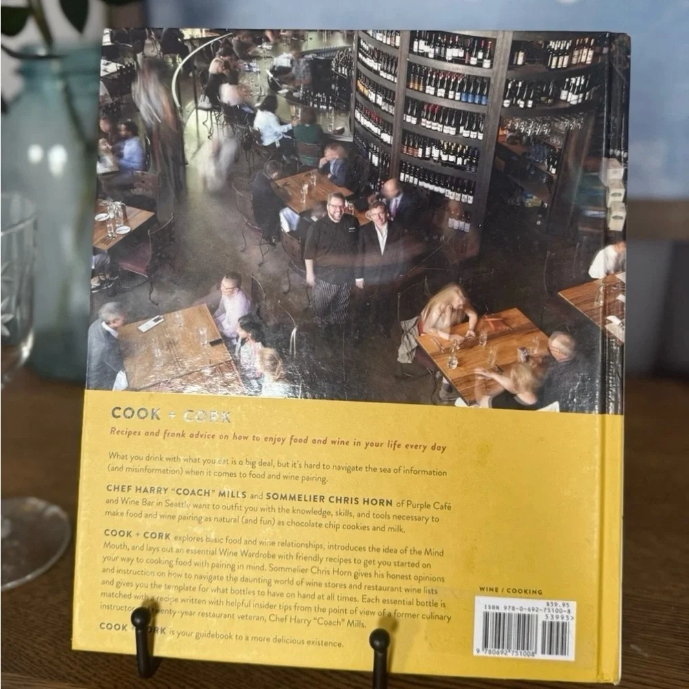 Cook + Cork Cookbook Harry Mills Chris Horn Food Wine Pairing Recipes